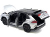 Toyota Rav4 Hybrid XSE Silver Metallic with Black Top and Sunroof 1/24 Diecast Model Car H08666SLBK