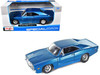 1969 Dodge Charger R/T Hemi Blue 1/25 Diecast Model Car Maisto 31256