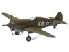 Level 2 Model Kit Curtiss P 40B Warhawk Fighter Bomber Aircraft with 2 Scheme Options 1/48 Plastic Model Kit Airfix A05130