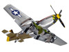 Level 2 Model Kit North American P 51D Mustang Fighter Aircraft with 2 Scheme Options 1/48 Plastic Model Kit Airfix A05131A