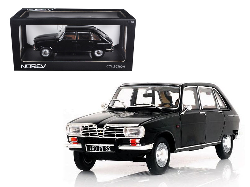 1967 Renault 16 Black 1/18 Diecast Car Model Norev 185129