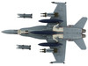 McDonnell Douglas F A 18C Hornet Aircraft NE400 VFA 34 Blue Blasters 2015 United States Navy Air Power Series 1/72 Diecast Model Hobby Master HA3580