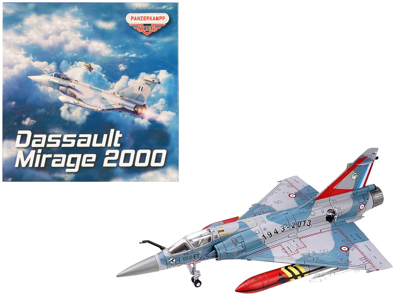 Dassault Mirage 2000 5F Fighter Aircraft 70th Anniversary of Corsica Squadron French Air Force Wing Series 1/72 Diecast Model Panzerkampf 14626PA