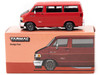 Dodge Ram 150 Van Red with Black Hood Global64 Series 1/64 Diecast Model Tarmac Works T64G-TL032-RE
