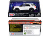 2022 Ford Police Interceptor Utility Plain White Law Enforcement and Public Service Series 1/43 Diecast Model Car Motormax 79496W