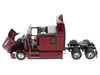 Peterbilt 579 Ultraloft Tractor Truck Red Metallic Transport Series 1/32 Diecast Model Diecast Masters 71091