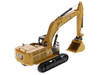 CAT Caterpillar 395 Next Generation Hydraulic Excavator General Purpose Version Yellow with Additional Tools High Line Series 1/87 HO Diecast Model Diecast Masters 85688