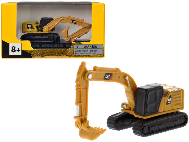 CAT Caterpillar 320 Hydraulic Excavator Yellow Micro Constructor Series Diecast Model Diecast Masters 85977DB