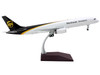 Boeing 757 200 Commercial Aircraft UPS Worldwide Services N465UP White with Brown Tail Gemini 200 Series 1/200 Diecast Model Airplane GeminiJets G2UPS1277