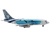 Boeing 737 200 Commercial Aircraft Aviatsa Honduras HR MRZ White with Blue Graphics 1/400 Diecast Model Airplane GeminiJets GJ2244