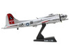 Boeing B 17G Flying Fortress Bomber Aircraft Yankee Lady United States Army Air Force 1/155 Diecast Model Airplane Postage Stamp PS5402-5