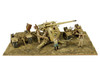 German Krupp Flak 36 with Flak Rohr 18 Gun Barrel and SD 202 Tow Vehicle Battle of EL Alamein North Africa 1942 German Army Armoured Fighting Vehicle Series 1/32 Diecast Model Forces of Valor FOV-801008B