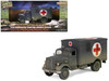 Opel Blitz Kfz.305 Ambulance Gray Weathered German Army Armoured Fighting Vehicle Series 1/32 Diecast Model Forces of Valor FOV-801101B