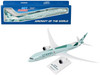Boeing 787 10 Dreamliner Commercial Aircraft Etihad Airways A6 BMH Light Green with Tail Graphics Snap Fit 1/200 Plastic Model Skymarks SKR1089