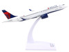 Airbus A220 300 Commercial Aircraft Delta Air Lines N301DU White with Red and Blue Tail Snap Fit 1/200 Plastic Model Skymarks SKR1091
