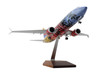 Boeing 737 MAX 8 Commercial Aircraft with Landing Gear Southwest Airlines Imua One N8710M Hawaiian Livery Snap Fit 1/100 Plastic Model Skymarks SKR8297