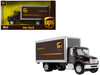 UPS Box Truck Brown UPS Worldwide Services 1/50 Diecast Model Daron GWUPS001