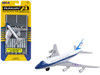 Boeing VC 25 Aircraft White and Blue United States Air Force One with Runway Section Diecast Model Airplane Runway24 RW015