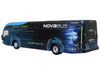Nova Bus LFSe Electric Transit Bus Bring Life to Your City Black and Blue with Graphics 1/87 (HO) Diecast Model Iconic Replicas 87-0501
