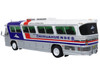 Dina 323 G2 Olimpico Coach Bus Transportes Chihuahuenses White and Silver with Red and Blue Stripes Limited Edition to 504 pieces Worldwide The Bus and Motorcoach Collection 1/87 (HO) Diecast Model Iconic Replicas 87-0520