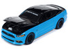 2015 Ford Mustang GT Petty s Garage Petty Blue and Black Modern Muscle Limited Edition 1/64 Diecast Model Car Auto World 64432-AWSP151A