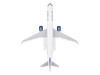 Airbus A321neo Commercial Aircraft Delta Air Lines N501DA White with Red and Blue Tail Snap Fit 1/150 Plastic Model Skymarks SKR1084