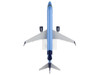 Embraer E195 Commercial Aircraft Breeze Airways N190BZ Blue Snap Fit 1/100 Plastic Model Skymarks SKR1106