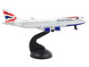 747 Commercial Aircraft British Airways G XLEA White with Blue and Red Diecast Model Airplane Daron RT6004