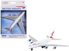 A380 Commercial Aircraft British Airways G XLEA White with Blue and Red Tail Diecast Model Airplane Daron RT6008