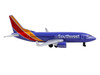 Commercial Aircraft Southwest Airlines N8642E Blue with Striped Tail Diecast Model Airplane Daron RT8184-1