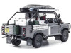 Land Rover Defender Movie Edition RHD Right Hand Drive Gray with Accessories 1/18 Model Car Kyosho KSR08903TR