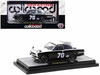 1970 Datsun 510 #70 Black and White Wilwood Racing Limited Edition to 6000 pieces Worldwide 1/24 Diecast Model Car M2 Machines 40300-114B