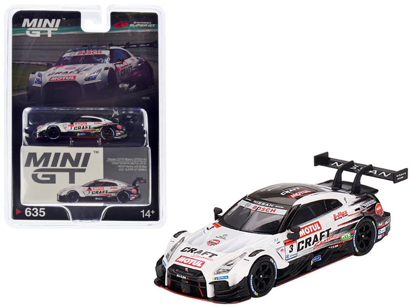 Nissan GT R Nismo GT500 RHD Right Hand Drive #3 Kohei Hirate Katsumasa Chiyo NDDP Racing with B Max Super GT Series 2021 Limited Edition 1/64 Diecast Model Car by True Scale Miniatures MGT00635