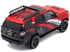2022 4 Runner TRD Pro Black and Red with Graphics and Roofrack 1/64 Diecast Model Car GCD KS-059-347
