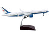 Boeing C 32A Transport Aircraft United States of American Air Force One 90004 White and Blue Gemini 200 Series 1/200 Diecast Model Airplane GeminiJets G2AFO1280