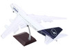 Boeing 747 400 Commercial Aircraft with Flaps Down Lufthansa D ABVY White with Dark Blue Tail Gemini 200 Series 1/200 Diecast Model Airplane GeminiJets G2DLH1241F