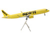 Airbus A321neo Commercial Aircraft Spirit Airlines N702NK Yellow Gemini 200 Series 1/200 Diecast Model Airplane GeminiJets G2NKS1254