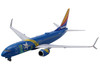 Boeing 737 800 Commercial Aircraft Southwest Airlines Nevada One N8646B Blue with Striped Tail 1/400 Diecast Model Airplane GeminiJets GJ2246