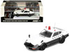 Nissan Fairlady 240ZG HS30 RHD Right Hand Drive Black and White Japanese Police 1/64 Diecast Model Car Inno Models IN64-240ZG-JPC