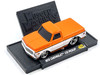 1972 Chevrolet C 10 Pickup Truck Orange and White 1/64 Diecast Model Car Muscle Machines 15567OR