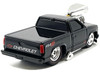 1993 Chevrolet 454 SS Pickup Truck Black 1/64 Diecast Model Car Muscle Machines 15572BK