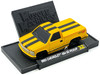 1993 Chevrolet 454 SS Pickup Truck Yellow with Black Stripes 1/64 Diecast Model Car Muscle Machines 15572YL