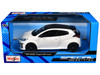 2021 Toyota GR Yaris Red with Carbon Top Special Edition Series 1/24 Diecast Model Car Maisto 32909RD