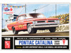 Skill 2 Model Kit 1962 Pontiac Catalina Super Stock 3-in-1 Kit 1/25 Scale Model AMT AMT1392