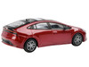 2023 Toyota Prius Supersonic Red Metallic with Black Top and Sun Roof and Sun Roof 1/64 Diecast Model Car Paragon Models PA-55603