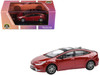 2023 Toyota Prius Supersonic Red Metallic with Black Top and Sun Roof and Sun Roof 1/64 Diecast Model Car Paragon Models PA-55603