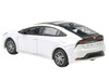 2023 Toyota Prius Wind Chill White Metallic with Black Top and Sun Roof and Sun Roof 1/64 Diecast Model Car Paragon Models PA-55604