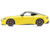 Nissan Fairlady Z RHD Right Hand Drive Ikazuchi Yellow with Black Top with Mini Book No 13 1/64 Diecast Model Car Kyosho K07117Y