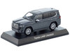 Toyota Land Cruiser ZX RHD Right Hand Drive Gray Metallic with Mini Book No 14 1/64 Diecast Model Car Kyosho K07118GY