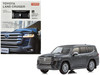 Toyota Land Cruiser ZX RHD Right Hand Drive Gray Metallic with Mini Book No 14 1/64 Diecast Model Car Kyosho K07118GY